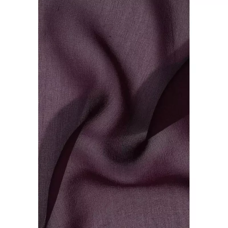 Eggplant Silk Georgette Fabric