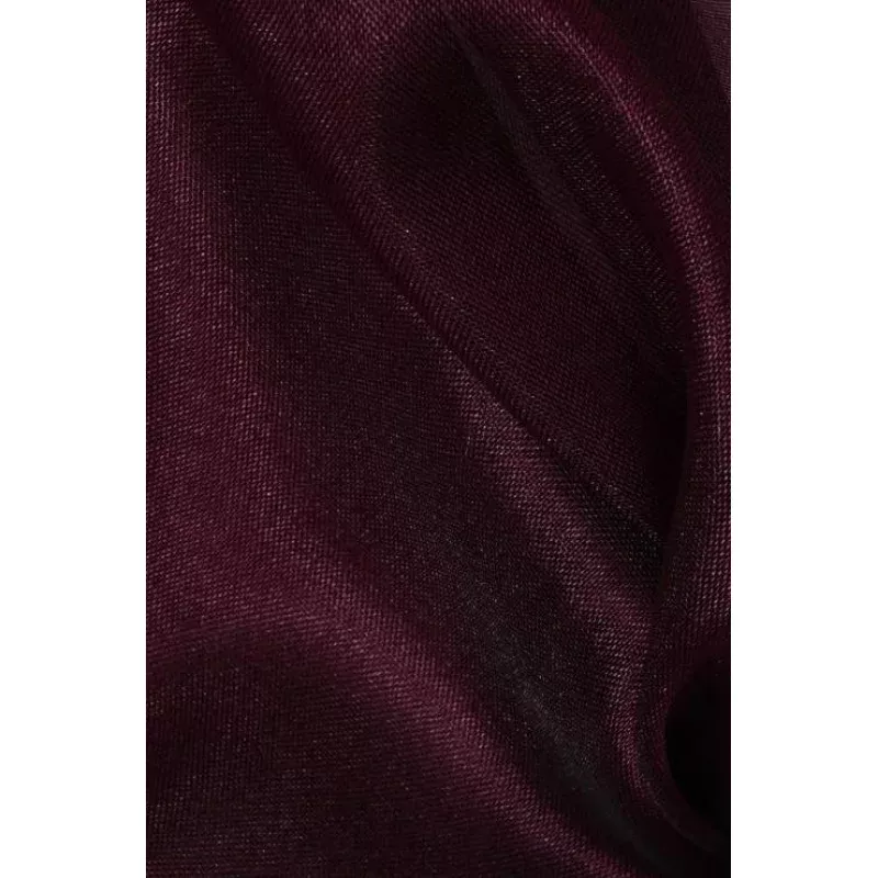 Eggplant Silk Organza Fabric