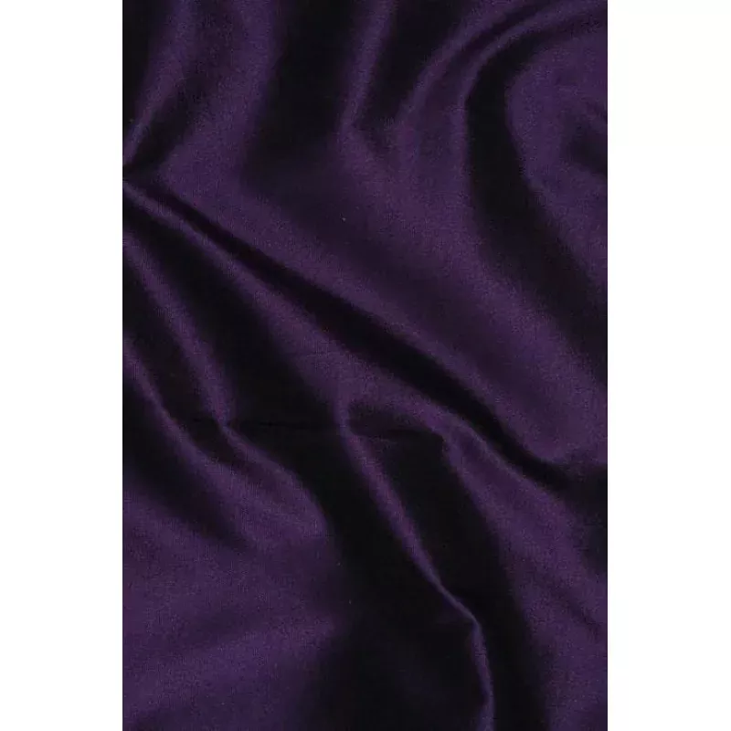 Eggplant Taffeta Silk Fabric