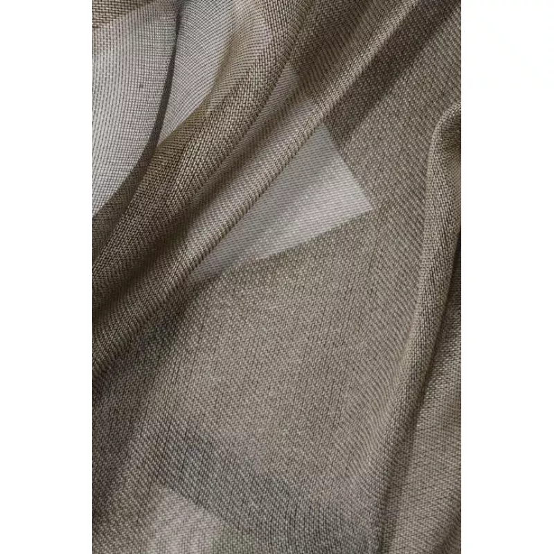 Elephant Gray Silk Organza Fabric