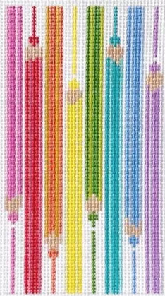 Elizabeth Crane Swartz – Colored Pencils Eyeglass Case