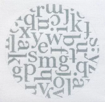 Elizabeth Crane Swartz – Glyph 12″ Round
