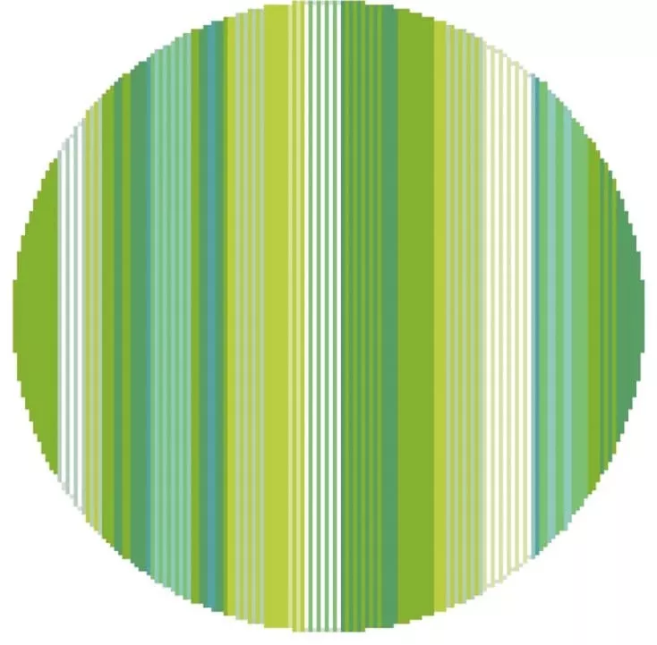 Elizabeth Crane Swartz – Libby Stripes 12″ Round