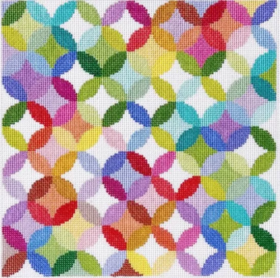 Elizabeth Crane Swartz – Lulu Quilt Rings 10″ Square