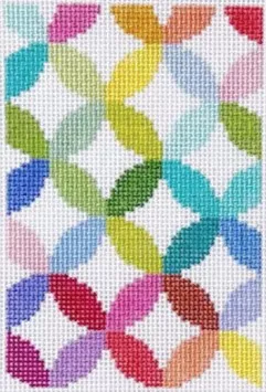 Elizabeth Crane Swartz – Lulu Quilt Rings Passport Case