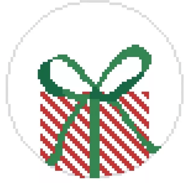 Elizabeth Crane Swartz – Striped Gift Ornament
