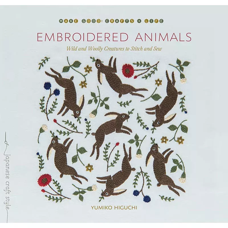 Embroidered animals by Yumiko Higuchi