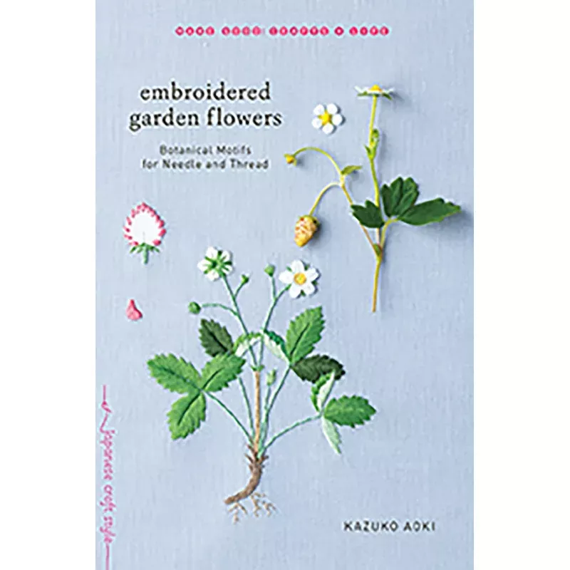 Embroidered Garden Flowers by Kazuko Aoki