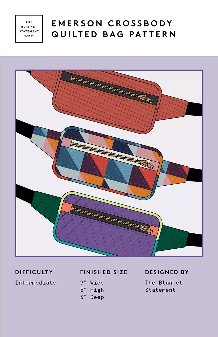 Emerson Crossbody Quilted Bag Pattern