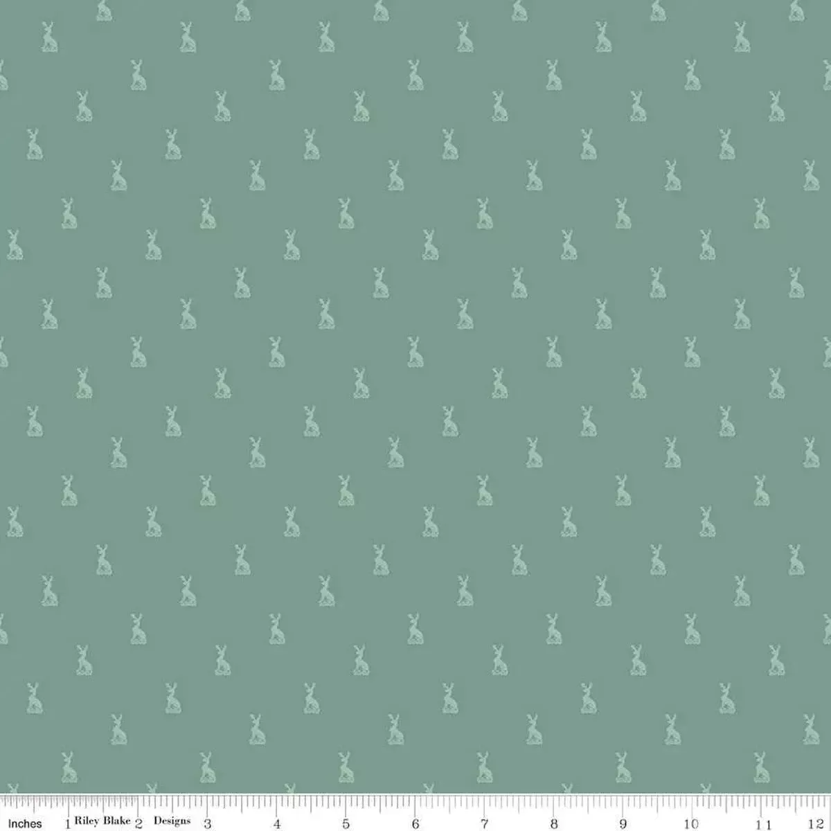 Emma Austen Family Crest Green 43″/44″ Fabric Per Yard