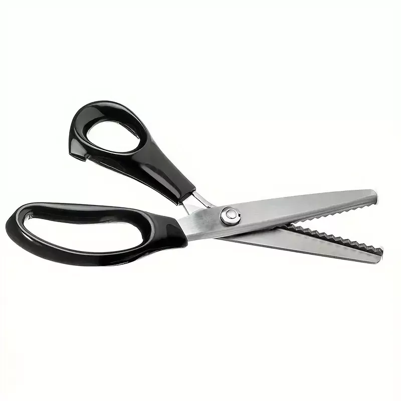 Ergonomic Stainless Steel Fabric Pinking Shears Scissors