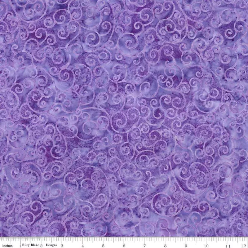 Expressions Batiks – Wide Back Cotton Fabric – Radiant Flourish – Orchid