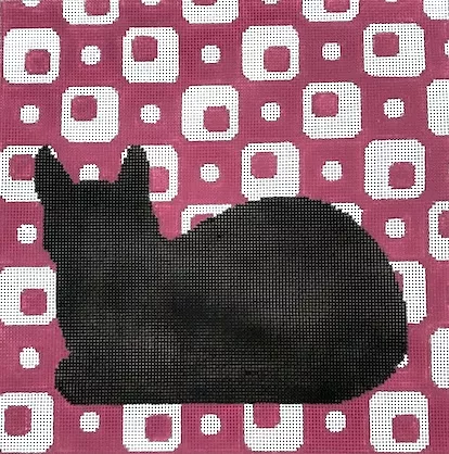 EyeCandy Needleart – Shadow Cat in Pink