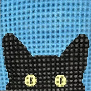 EyeCandy Needleart – Warhol Cat in Blue