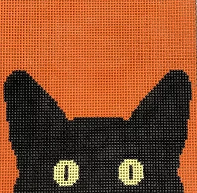 EyeCandy Needleart – Warhol Cat in Orange