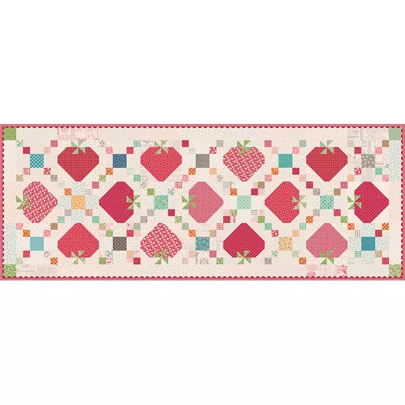 Farmer’s Daughter Sweet Strawberry Patch Table Runner Kit