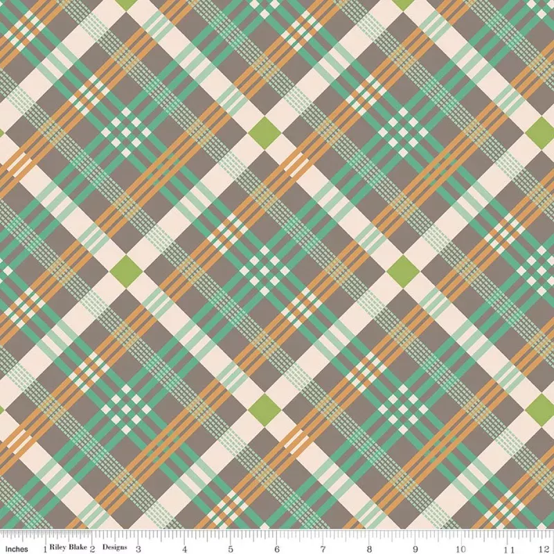 Farmer’s DaughterWide Back Quilting FabricPlaid – Rustic 108″