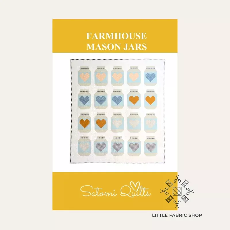 Farmhouse Mason Jars | Quilt Pattern | Santomi Quilts