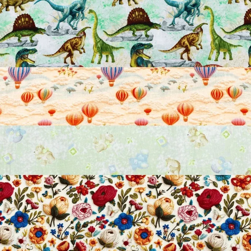 Fat Quarter Bundle- 4 Pieces Per Bundle- (Beige)