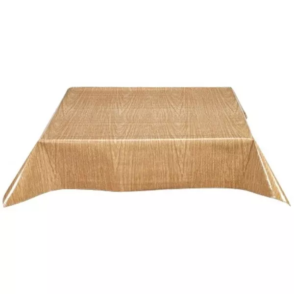 Faux Bois Elm Oilcloth Tablecloths
