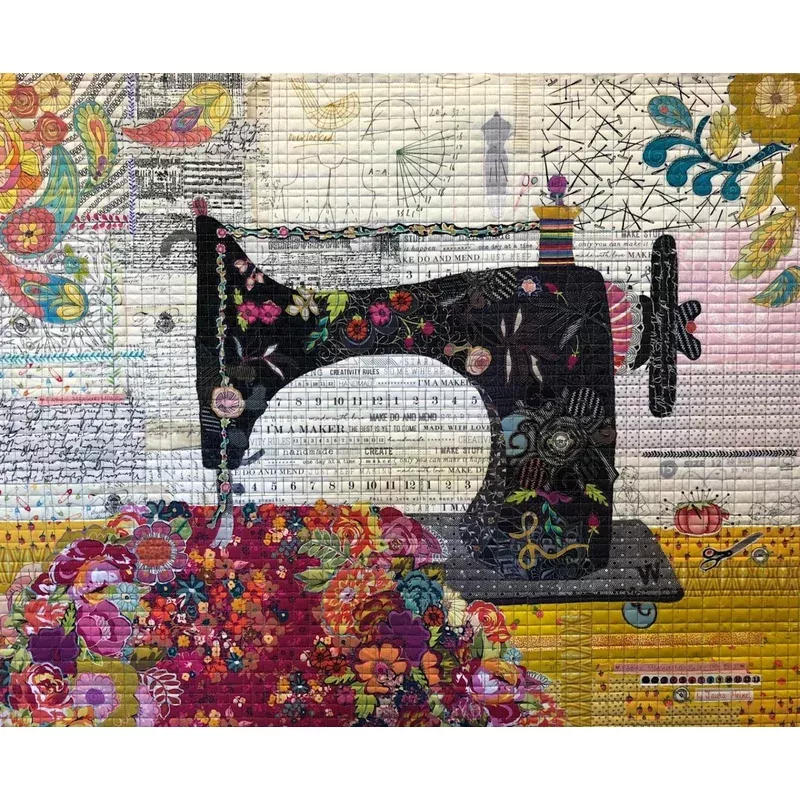 Featherweight Collage Pattern by Laura Heine
