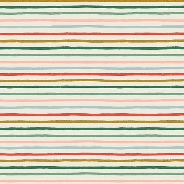Festive Stripe – Multi Metallic