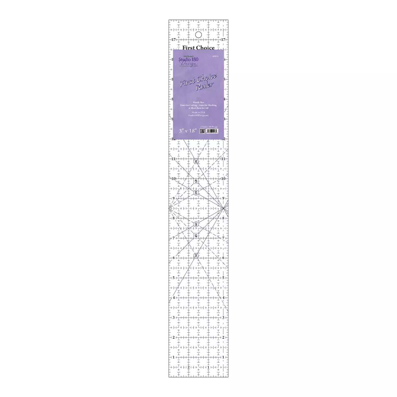 First Choice Ruler 3in x 18in