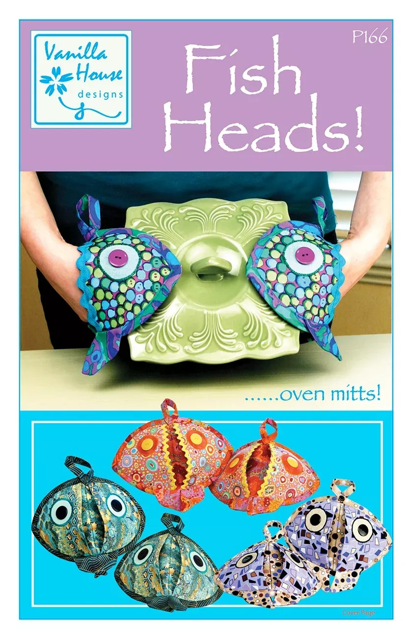 Fish Heads Oven Mitts