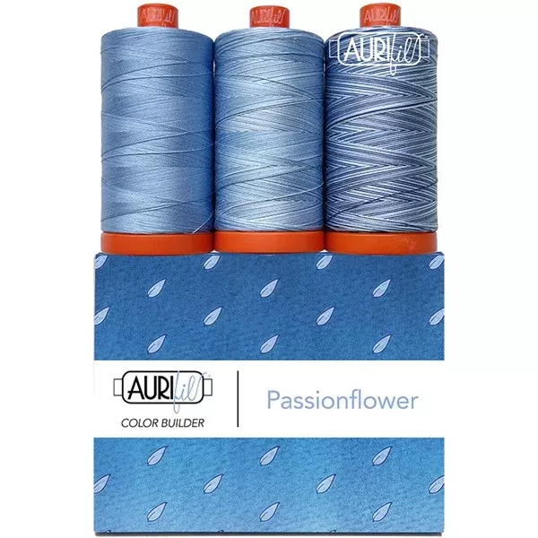 Flora Aurifil Color Builder 50wt – Passionflower