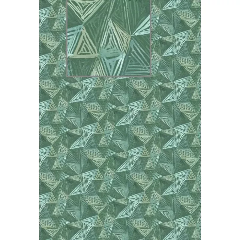 Floralscape – Geometric Teal Cotton 44″/45″ Fabric Per Yard