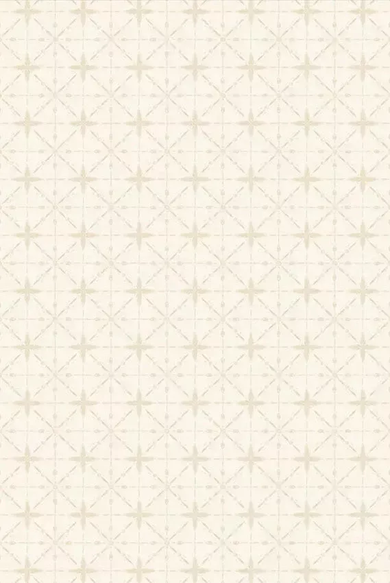 Floralscape – Star Grid Cream Cotton 44″/45″ Fabric Per Yard
