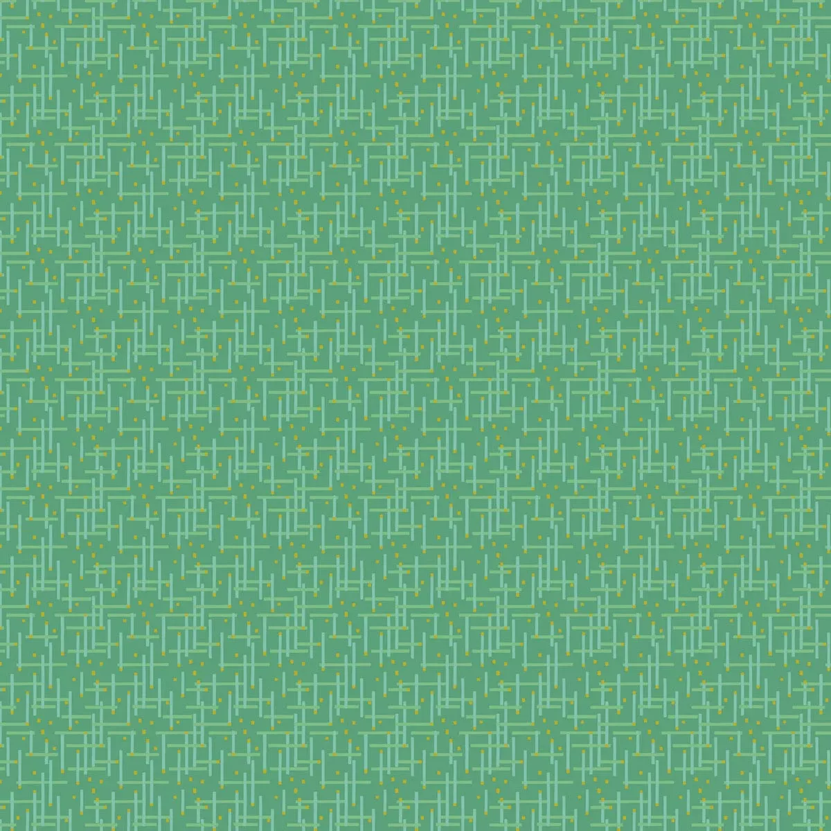 Florescence Geo Green fabric | Pippa Shaw