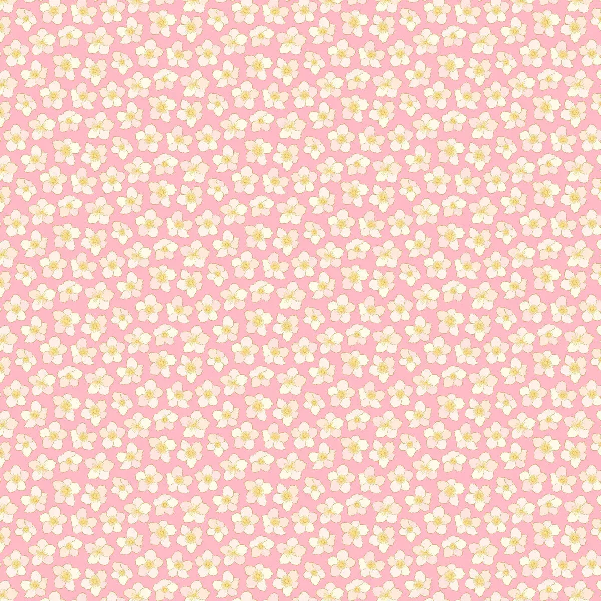 Florescence Hellebores Pink fabric | Pippa Shaw