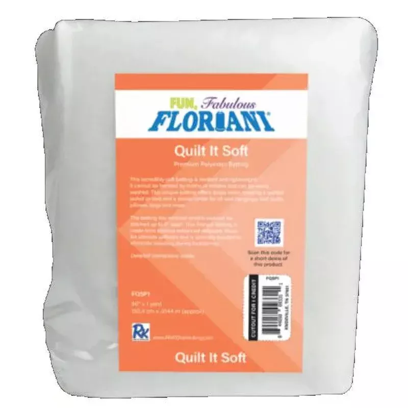 Floriani Quilt It Soft BattingPolyester 60″ x 1 yd