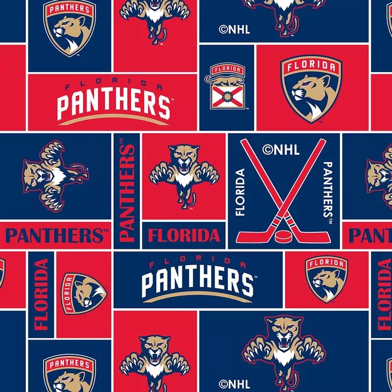 Florida Panthers – NHL Fleece Print – Patchwork