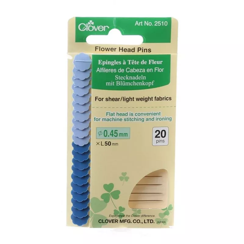 Flower Head Fine Pin Size 32 – 2in 20ct