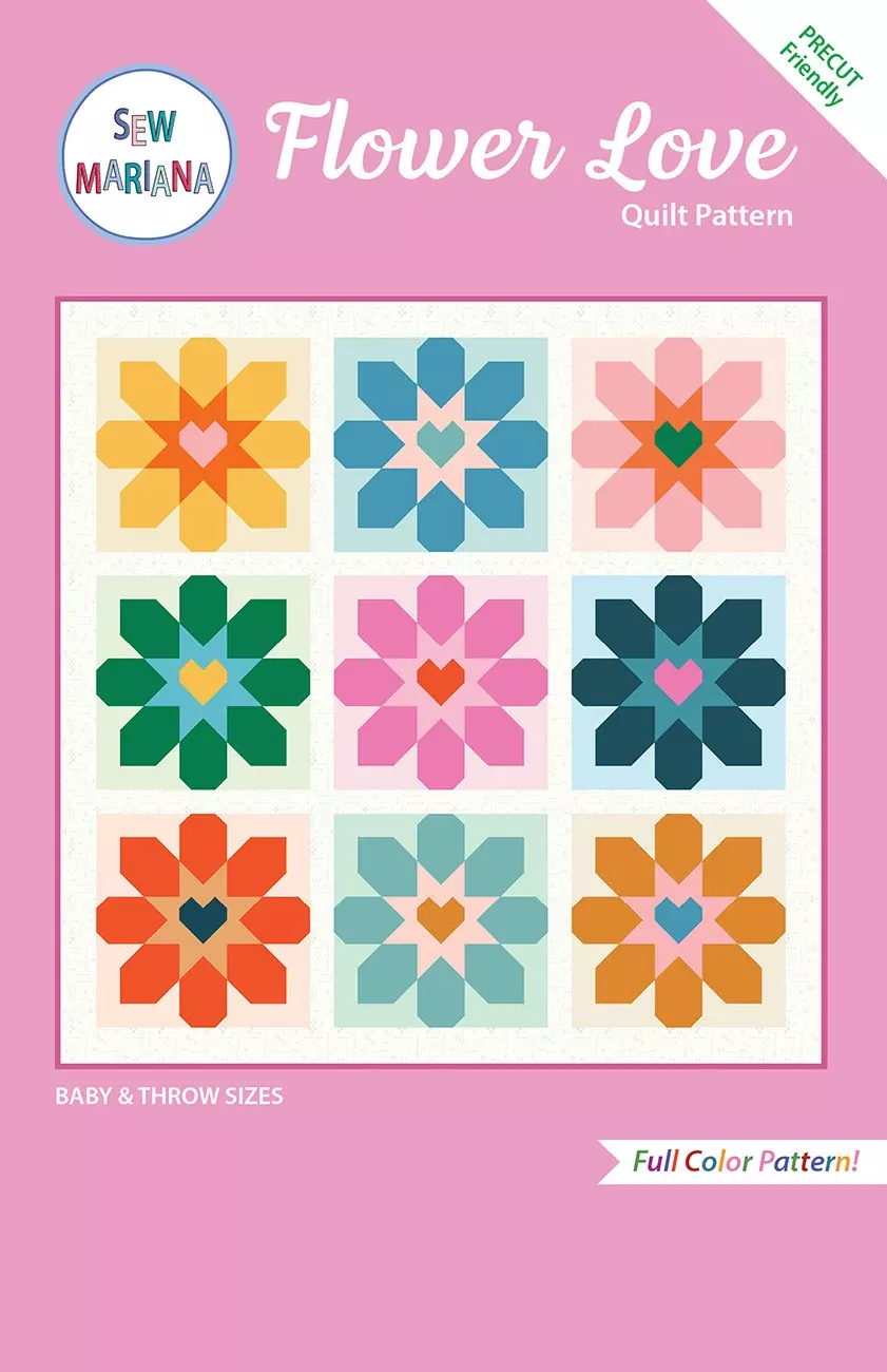 Flower Love Quilt Pattern