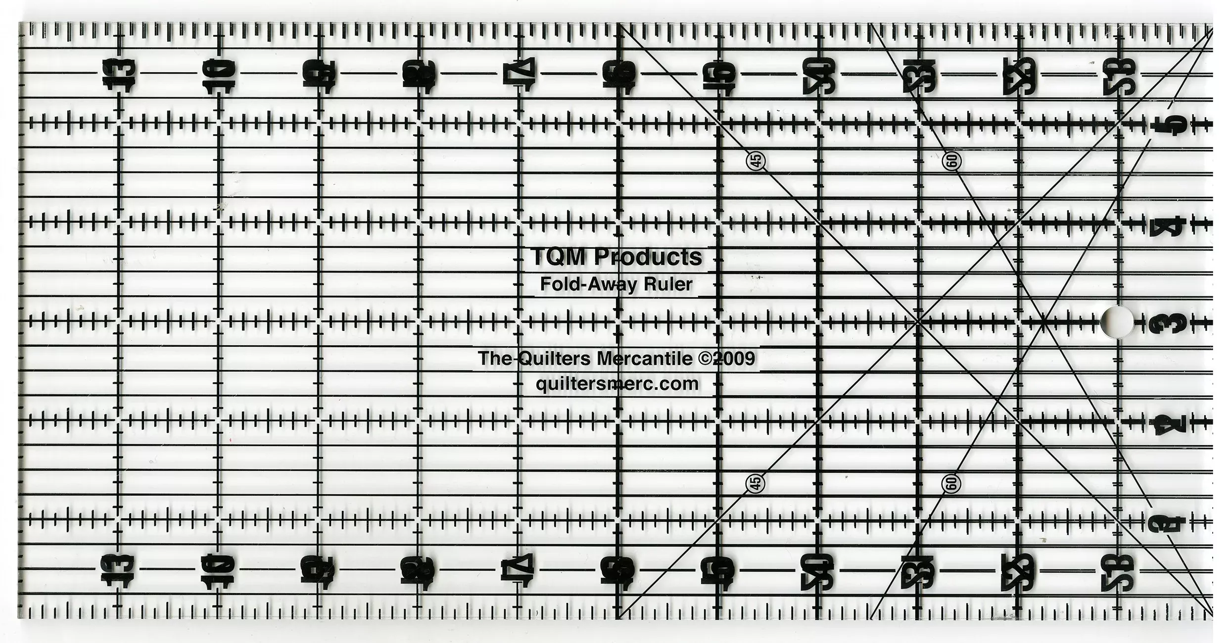 The Fold Away Retreat Ruler 6in x 24in