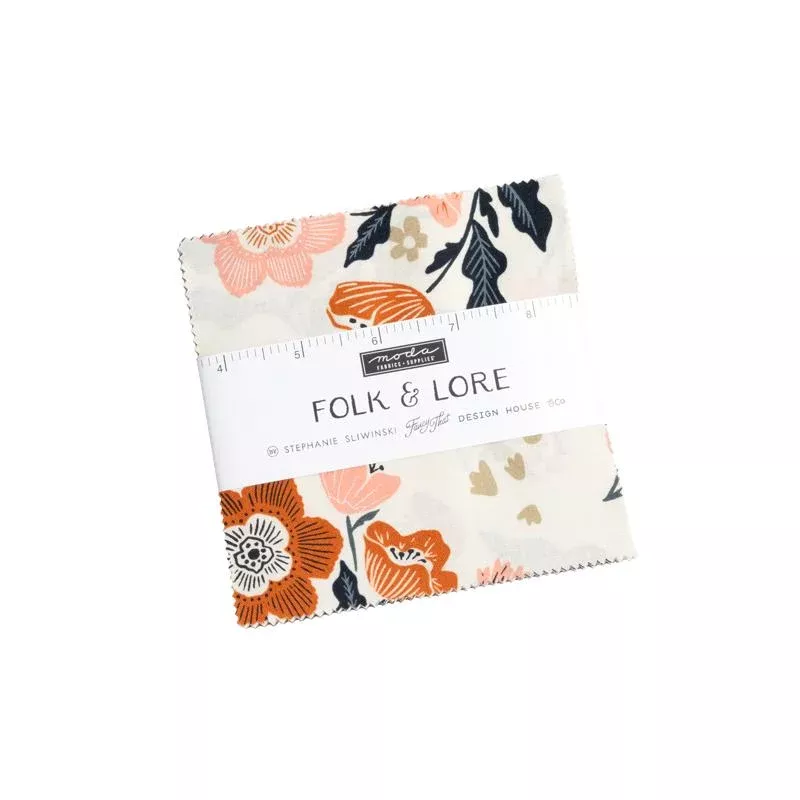 Folk & Lore Charm Pack | Fancy That Design House | Moda Fabrics | 45600PP | Sold As A Bundle