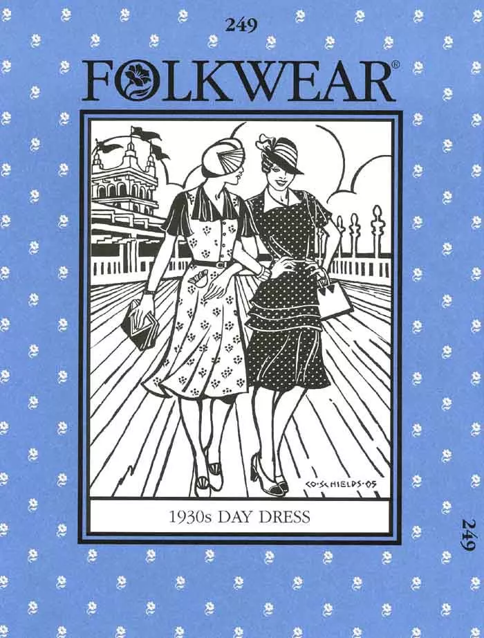 Folkwear #249 1930's Day Dress