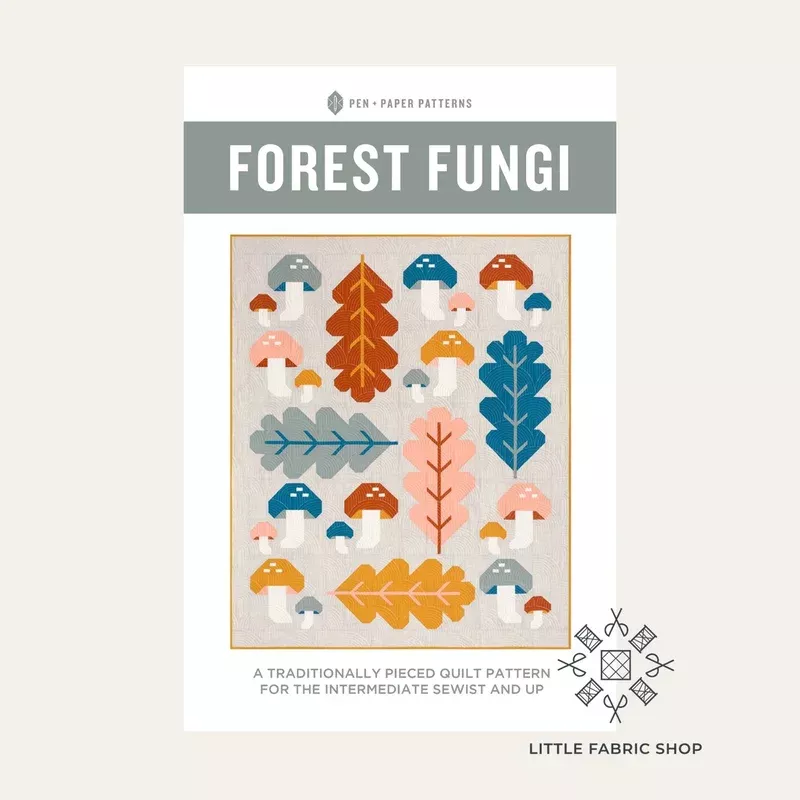 Forest Fungi Quilt | Quilt Pattern | Pen + Paper Patterns