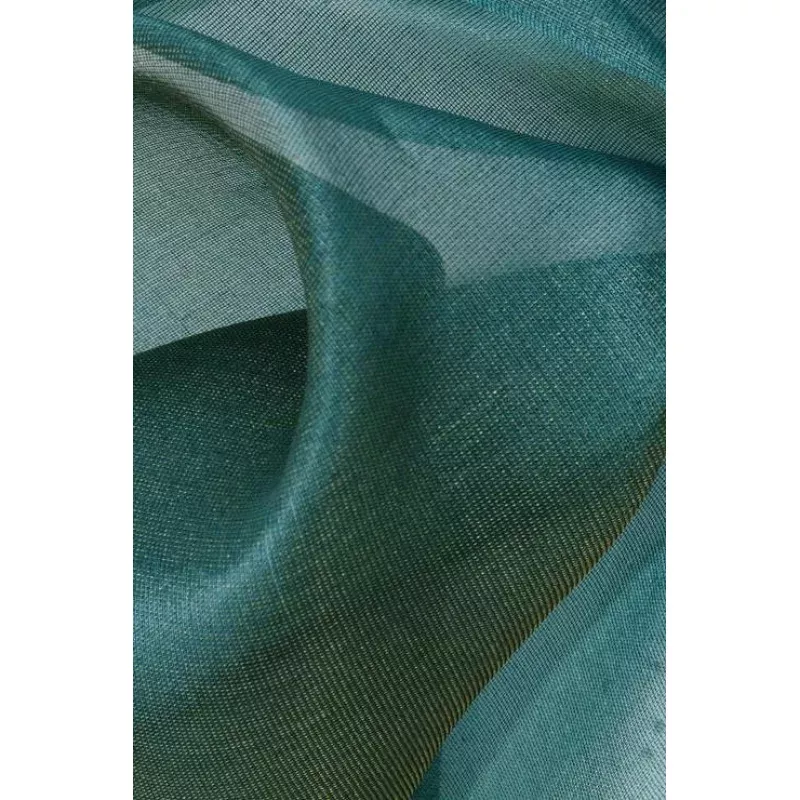 Forest Green Silk Organza Fabric