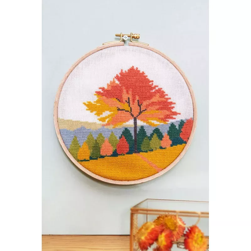 The Forester’s Wall Embroidery pattern book by DMC