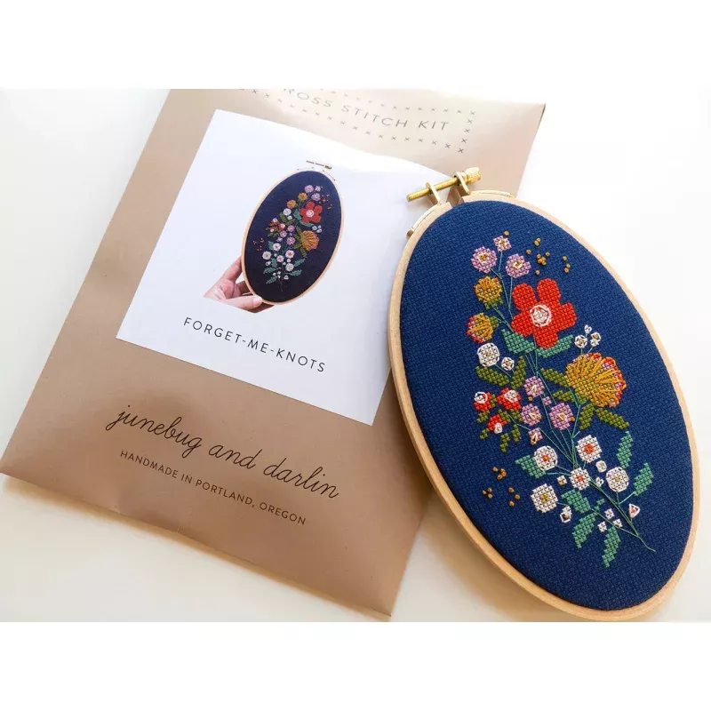 Forget-Me-Knots Cross Stitch Kit