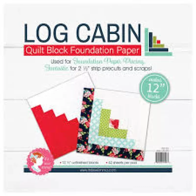 Foundation Paper – 12″ Log Cabin