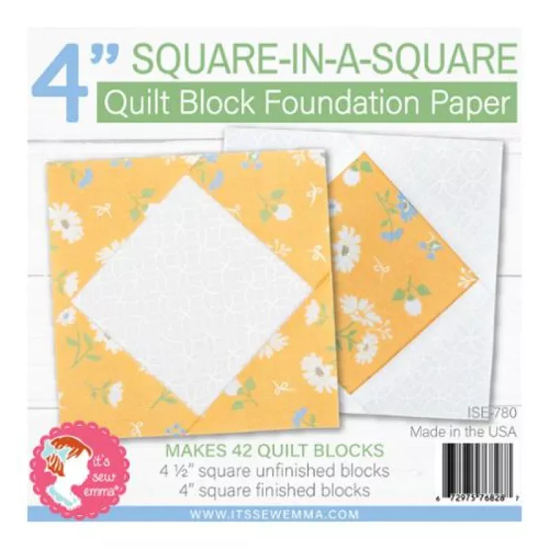 Foundation Paper – 4″ Square In Square