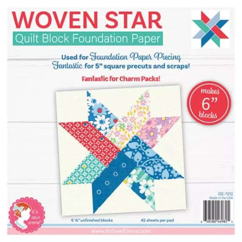 Foundation Paper – 6″ Woven Star