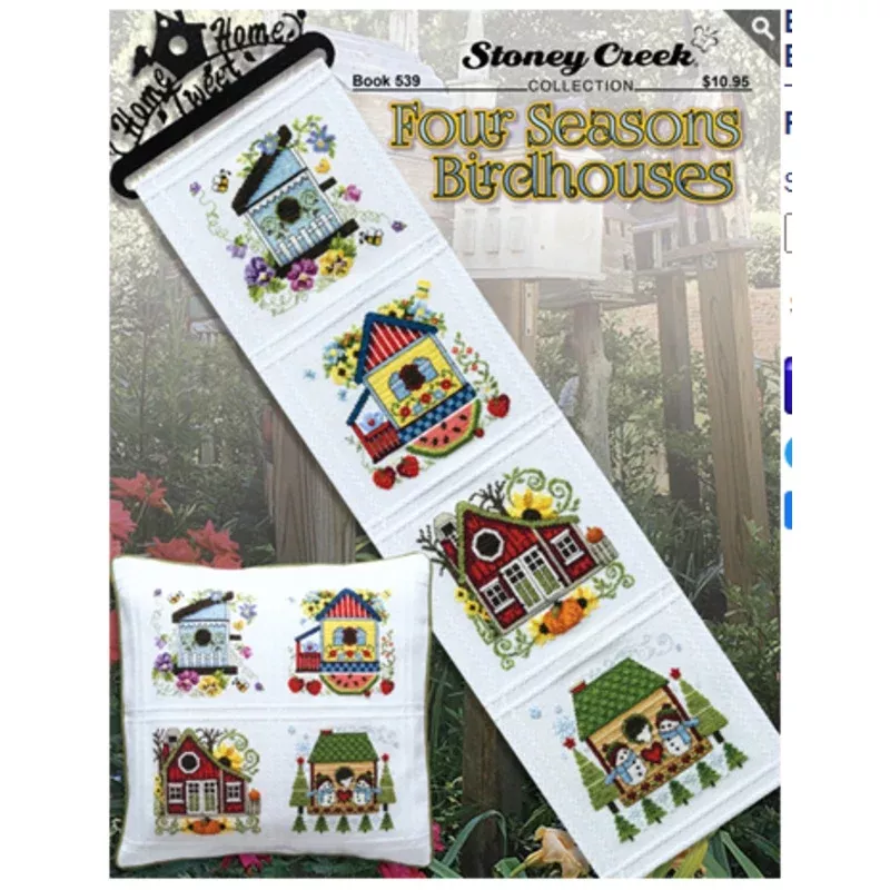 Four Seasons Birdhouses – Book 539 Pattern ONLY