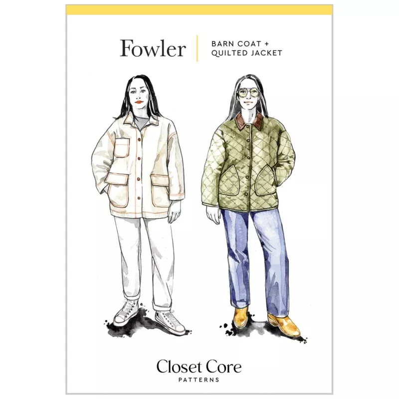 Fowler Barn Coat & Quilted Jacket Pattern – sizes XXS – 6X