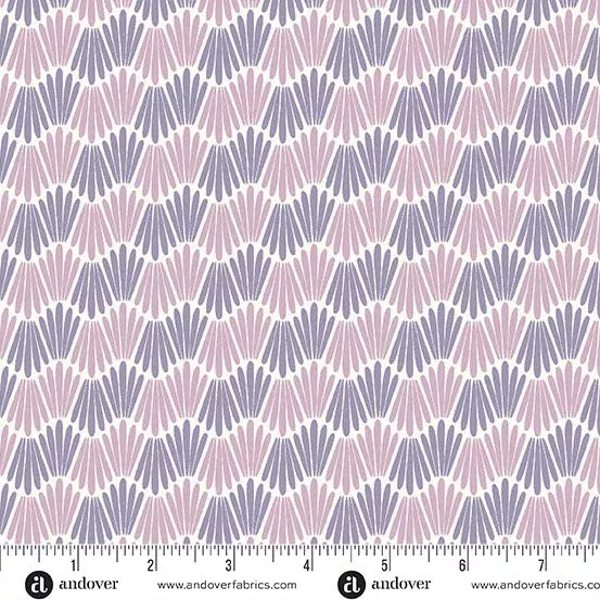 Friday Night Candlelight Lavender fabric A-1563-P